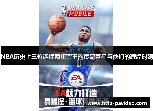 NBA历史上三位连续两年票王的传奇巨星与他们的辉煌时刻